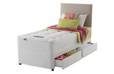 Silentnight McKenna Ortho Single Divan Bed - 2 Drawers